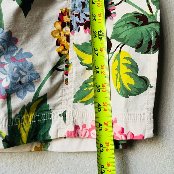 By Anthropologie beautiful Slim Square Neck Sheath Dress Hydrangea Floral 10 EUC - Picture 8 of 13